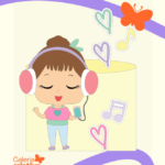 Arquivo Topo de Bolo Música Menina em Camadas
