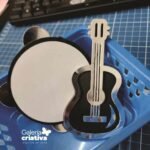 Arquivo Topo de Bolo Música Samba Pandeiro 3D