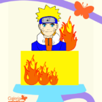 Arquivo Topo de Bolo Naruto em Camadas