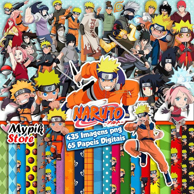 Naruto Kit Digital Naruto - Imagem 1
