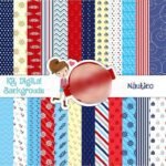 Kit Digital Papeis Nautico