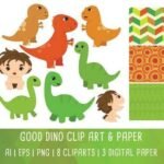 Kit Digital O Bom Dinossauro