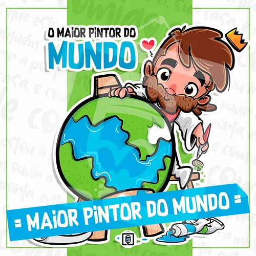 O MAIOR PINTOR DO MUNDO JESUS Kit Digital O Maior Pintor do Mundo - Imagem 1