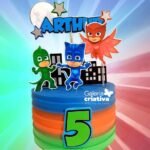 Arquivo Topo de Bolo PJ Mask