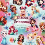 Kit Digital Princesas da Disney