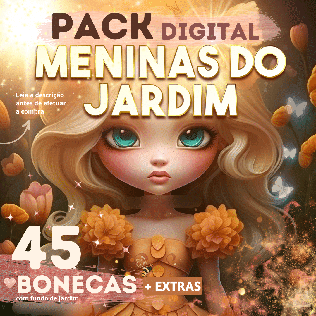 Pack Meninas do Jardim Kit Digital Meninas do Jardim - Imagem 1