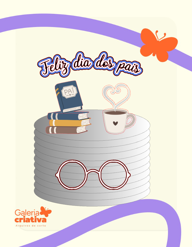 Pai Leitura e Café Arquivo dia dos Pais Topo Pai Leitura e Café - Imagem 1