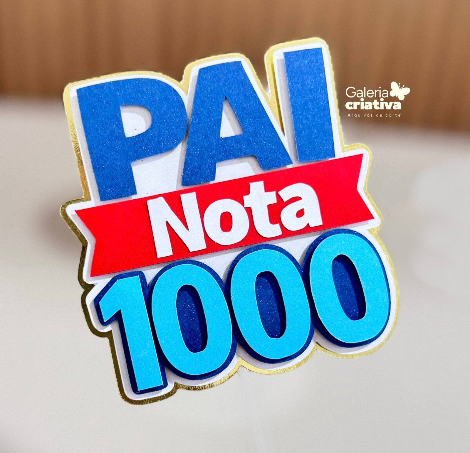 created by photogrid Arquivo dia dos Pais Topo Pai Nota 1000 - Imagem 1