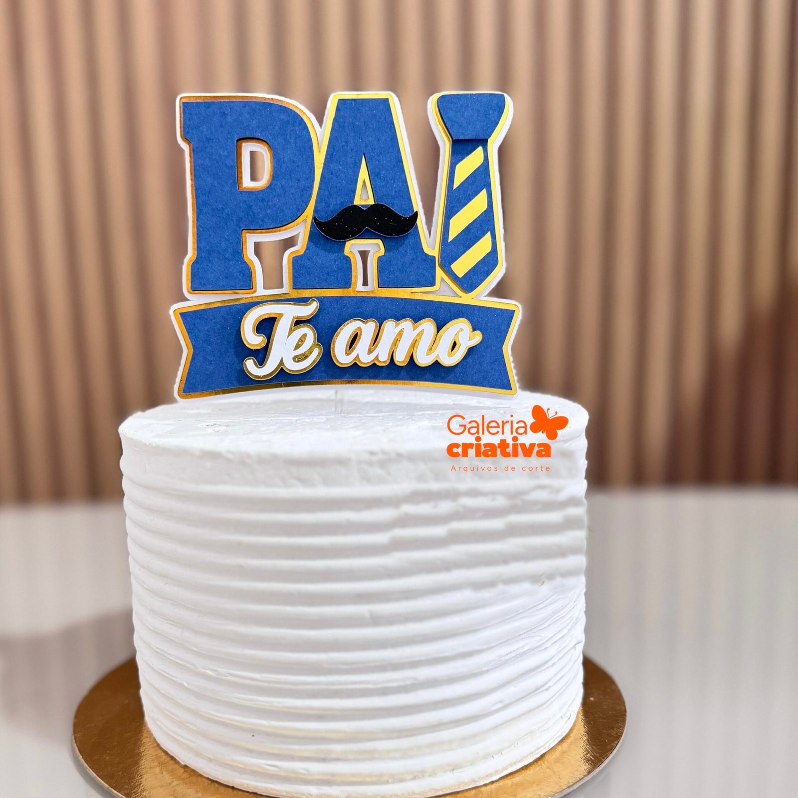 created by photogrid Arquivo dia dos Pais Topo Pai Te Amo Faixa - Imagem 1
