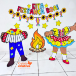 Arquivo Festa Junina Mural Cenário Infantil