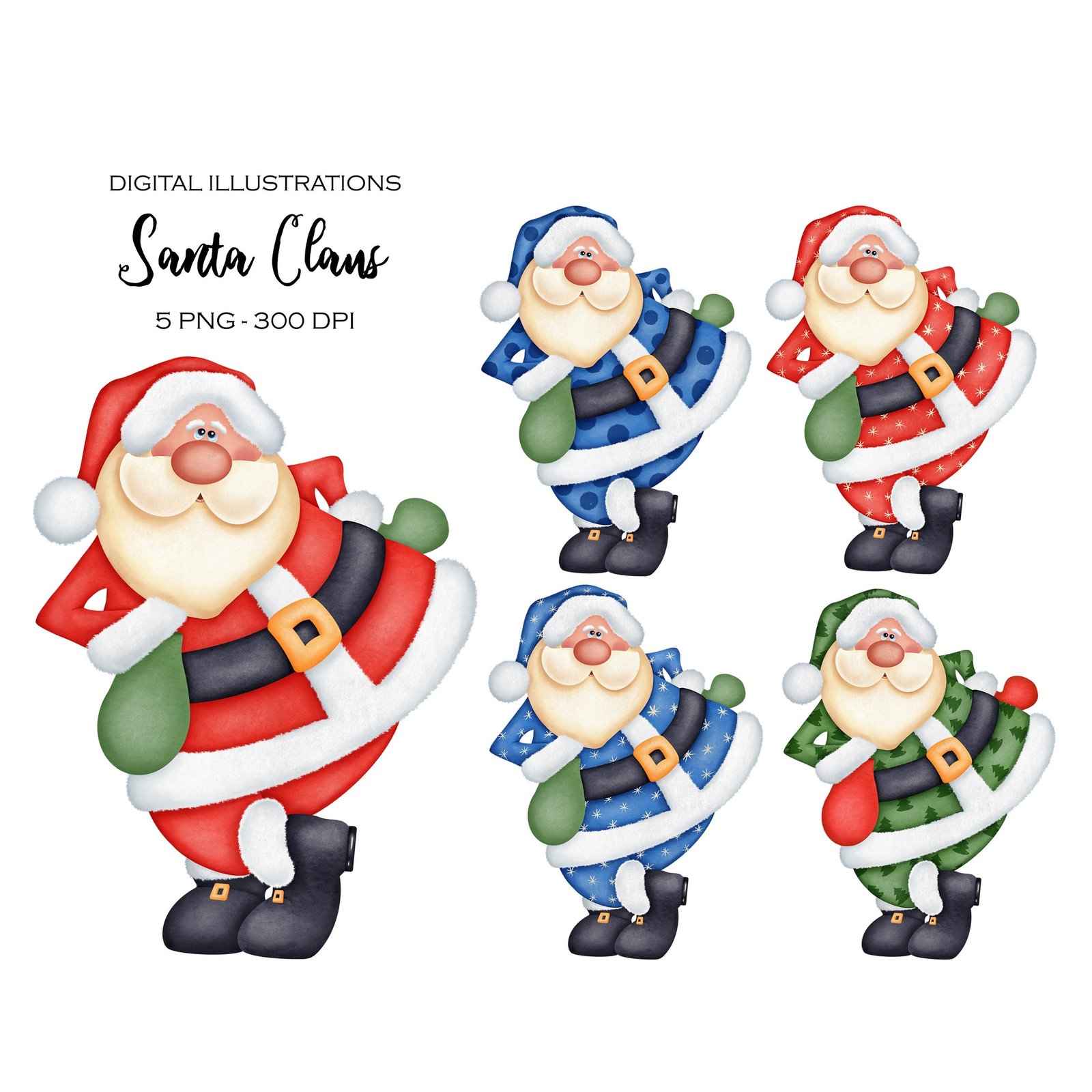 Papai Noel Kit Digital Papai Noel - Imagem 1