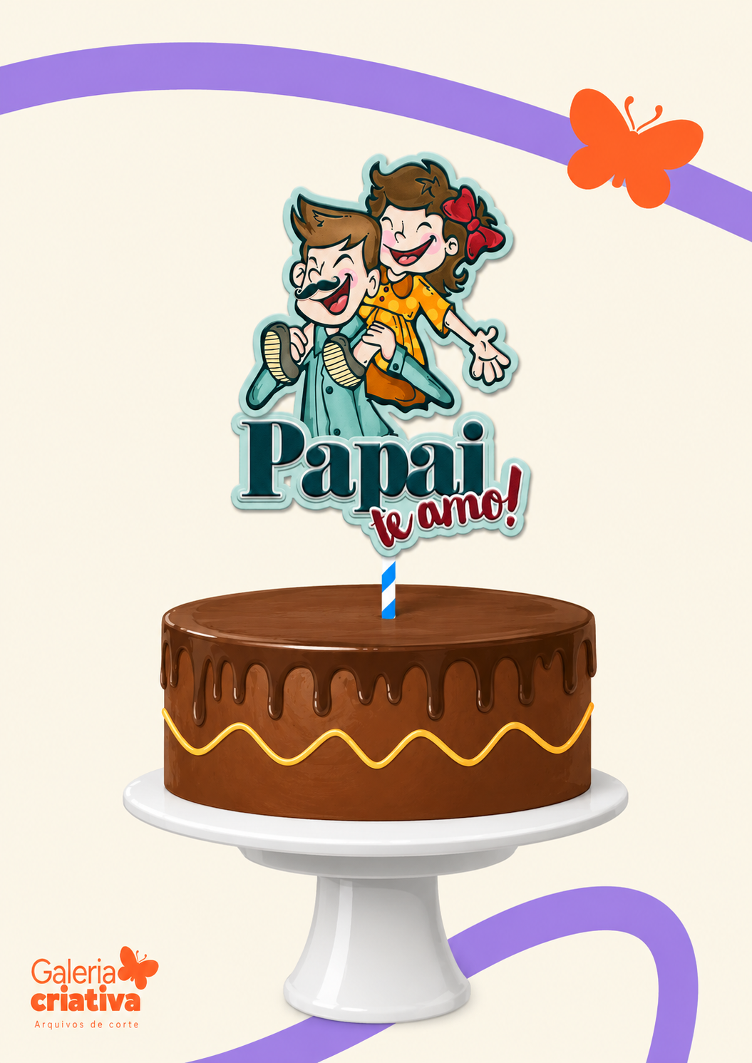 Papai te amo Menina Arquivo dia dos Pais Topo Papai Te Amo Menina - Imagem 1