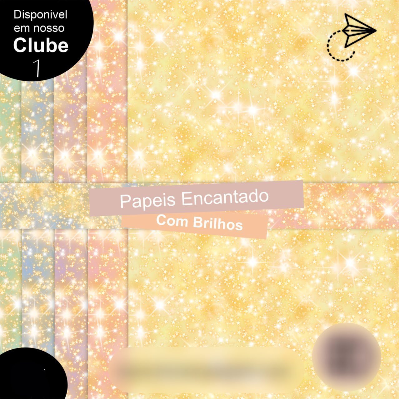 Papeis encantado Kit Digital Papeis Encantado - Imagem 1
