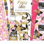 Kit Digital Papeis Paris
