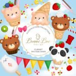 Kit Digital Sorvetinho de Urso