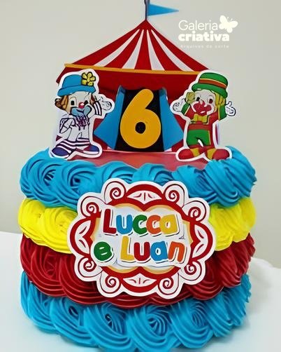Patati e Patatá Cute 5 Arquivo Topo de Bolo Patati e Patatá Cute 5 - Imagem 1