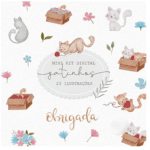 Kit Digital Gatinhos