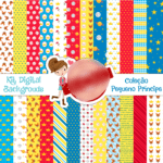 Kit Digital Papeis Pequeno Principe