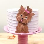 Arquivo Topo de Bolo Pet Cachorrinha em Camadas