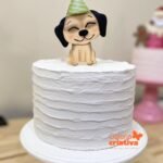 Arquivo Topo de Bolo Pet Cachorrinho em Camadas