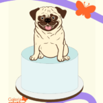 Arquivo Topo de Bolo Pet Cachorro Pug Camadas