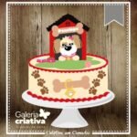 Arquivo Topo de Bolo Pet Casinha de Cachorro 2