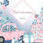 Kit Digital Natal Pink