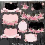 Kit Digital Molduras Floral