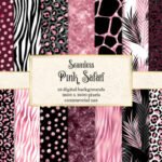Kit Digital Papeis Safari Pink