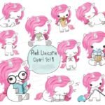 Kit Digital Unicornio Baby