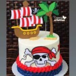 Arquivo Topo de Bolo Piratas em Camadas