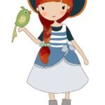 Kit Digital Pirata Menina Cut