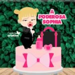 Arquivo Topo de Bolo Poderosa Chefinha em Camadas 2