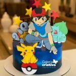 Arquivo Topo de Bolo Pokemon em Camadas