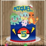 Arquivo Topo de Bolo Pokemon em Camadas 3