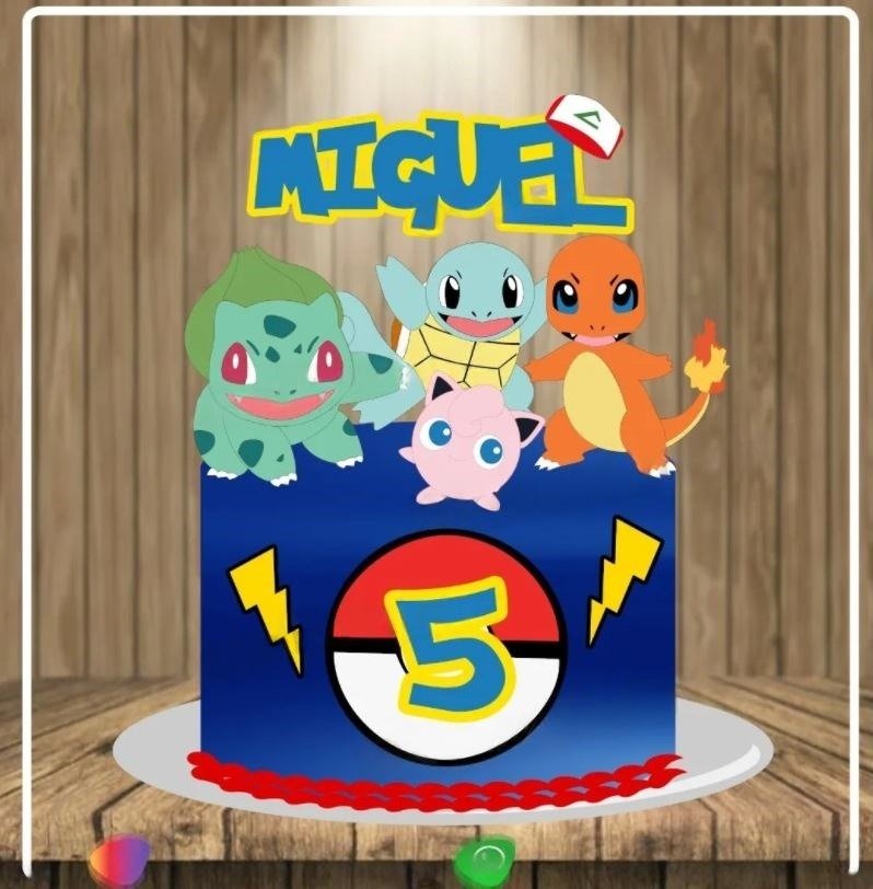 Pokemon em Camadas 3 Arquivo Topo de Bolo Pokemon em Camadas 3 - Imagem 1