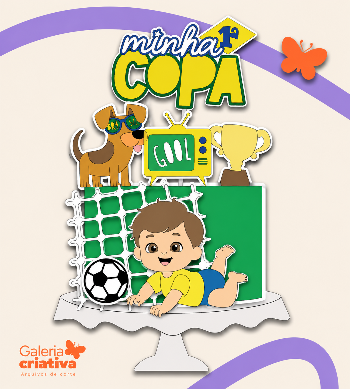 Primeira Copa do Mundo Baby e Caramelo Arquivo Primeira Copa do Mundo Baby e Caramelo - Imagem 1