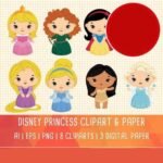 Kit Digital Princesas Baby