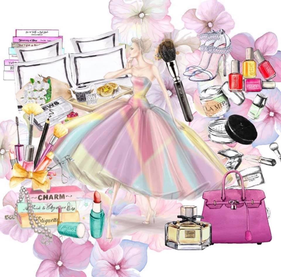 Rainbow Dress Kit Digital Vestido Arco -iris - Imagem 1