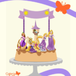 Arquivo Topo de Bolo Rapunzel Enrolados 1