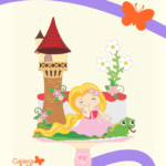 Arquivo Topo de Bolo Rapunzel Enrolados em Camadas Cute 2