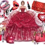 Kit Digital Baile de Formatura Vermelho