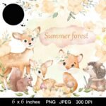 Kit Digital Animais da Floresta