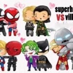 Kit Digital Super Herois Vs Vilão