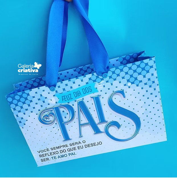 Sacolinha Feliz Dia Dos Pais Arquivo Dia dos Pais Sacolinha - Imagem 1