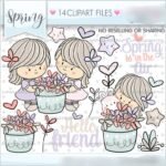 Kit Digital Flores da Primavera