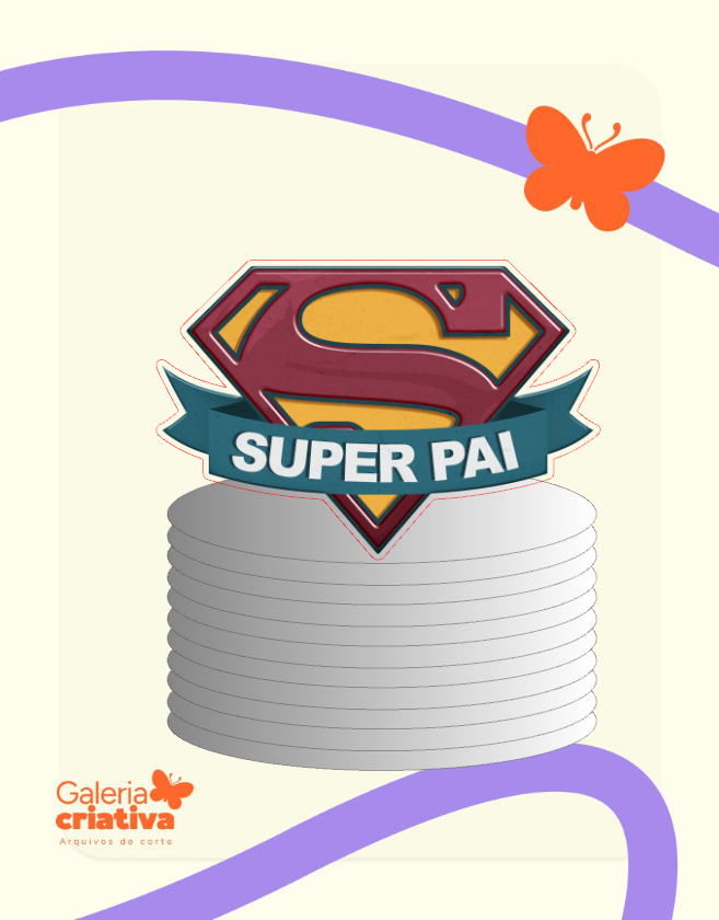 Super Pai 2 Arquivo dia dos Pais Topo Super Pai 2 - Imagem 1