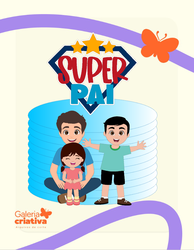 Super Pai Filhos Arquivo Dia dos Pais Topo Super Pai Filhos - Imagem 1