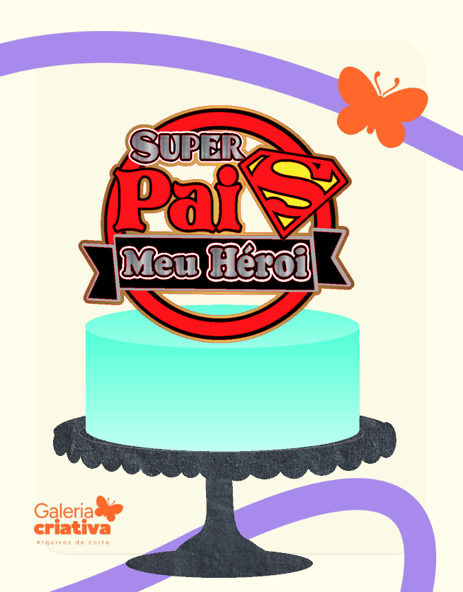 Super Pai meu Heroi Arquivo dia dos Pais Topo Super Pai Meu Heroi - Imagem 1