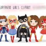 Kit Digital Super Girls